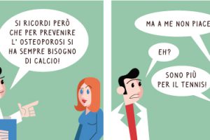 fumetto benessere ossa